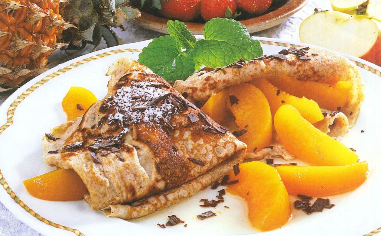 pfannkuchen mit obst Pfannkuchen mit Obst - BCM Diät Rezepte.de