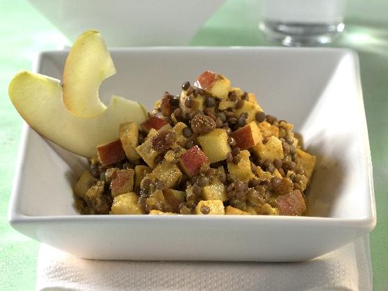 110_tofucurry_linsen Tofu-Curry mit Linsen und Bananen - BCM Diät Rezepte.de