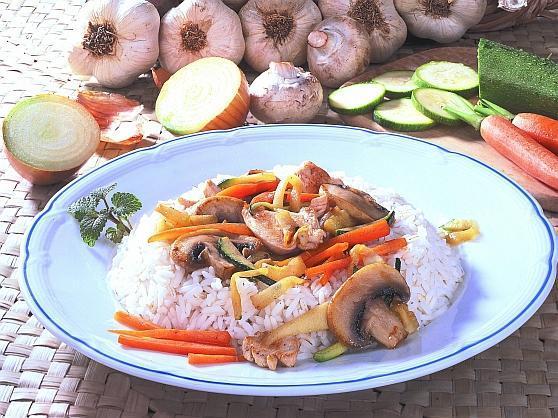 Gefüllter Reisring mit Putenbrustfilet – Precon Rezepte
