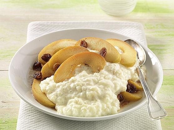 799_milchreis Milchreis mit Äpfeln und Rosinen - BCM Diät Rezepte.de