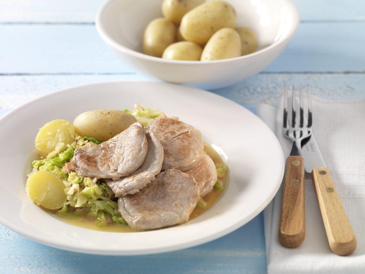 Schweinefilet mit Wirsing – Precon Rezepte