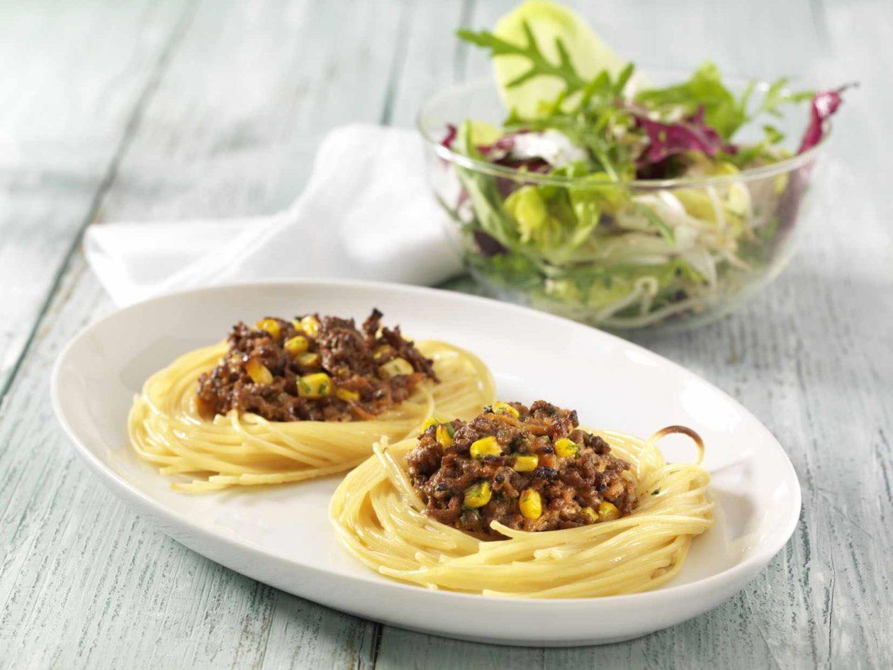 Nudelnester mit Hackfleischfuellung_0002 Nudelnester mit Hackfleischfüllung - BCM Diät Rezepte.de