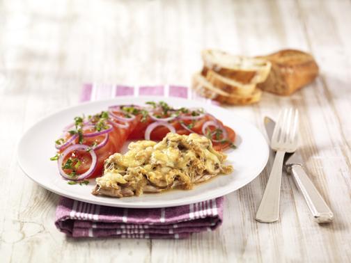 Überbackene Champignonschnitzel_0002 Überbackene Champignonschnitzel - BCM Diät Rezepte.de